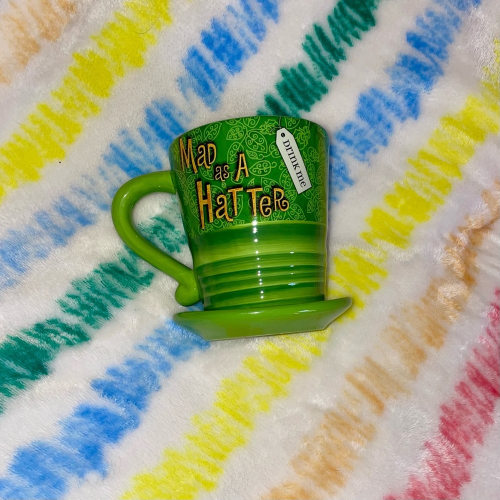 Disney Green Mad Hatter Mug